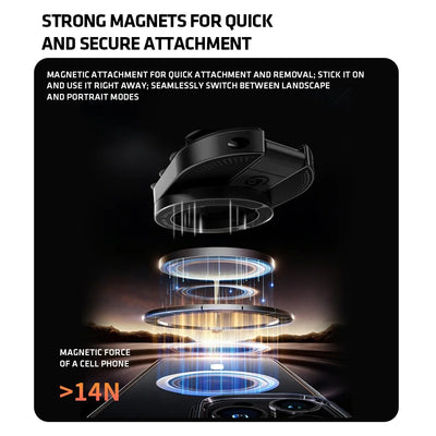 3-in-1 Magnetic Suction Phone Holder