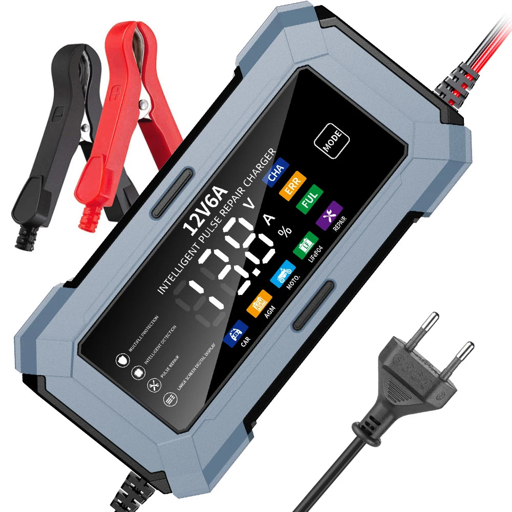 6A 12V Smart Battery Charger