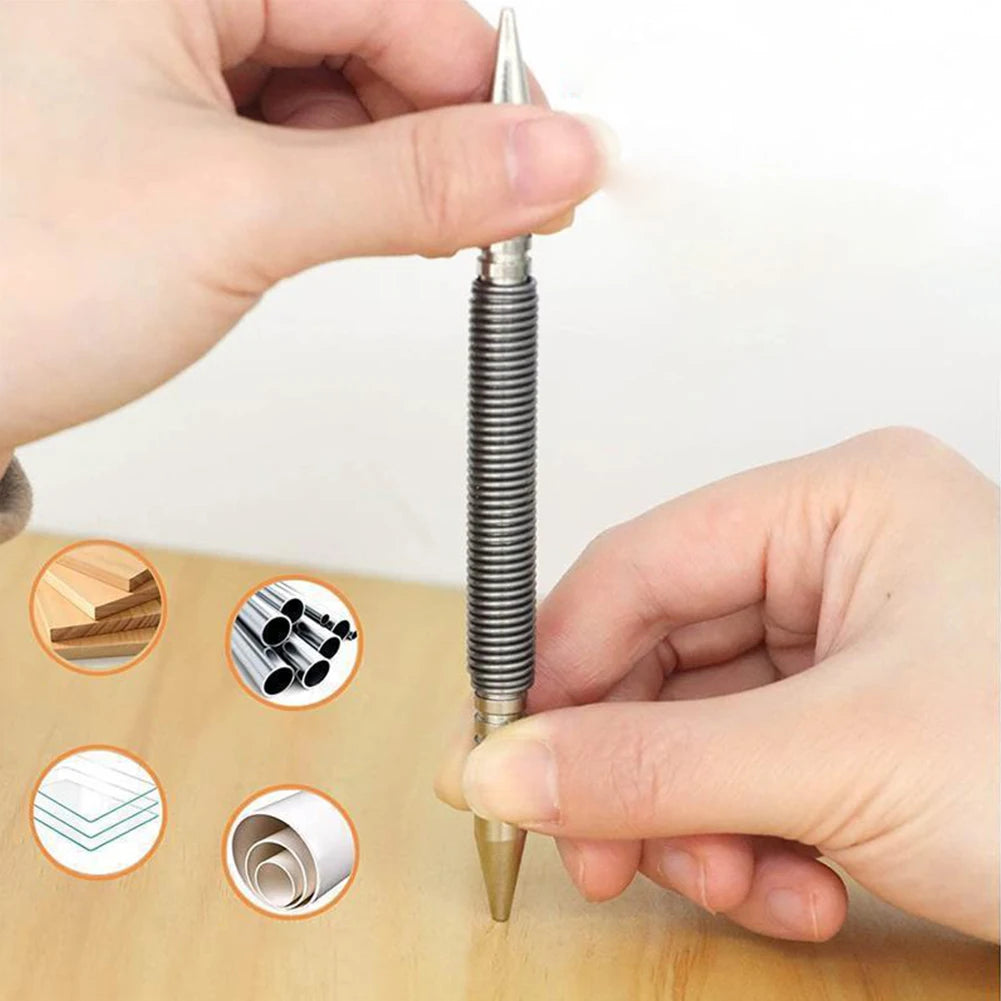 Spring Nail Center Punch Tool