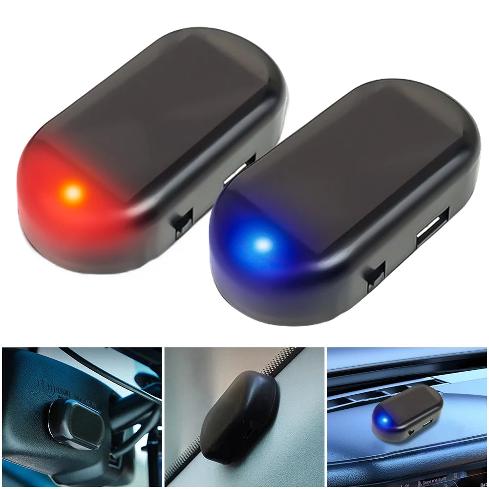 Solar Car Security Warning Light