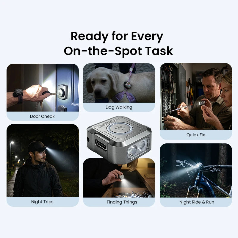 Mini EDC Pocket Flashlight 300LM
