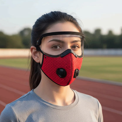 Cycling Face Mask with Goggles