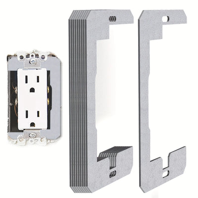 4-Pack Self-Leveling Outlet Box Adjustment Plate Spacers