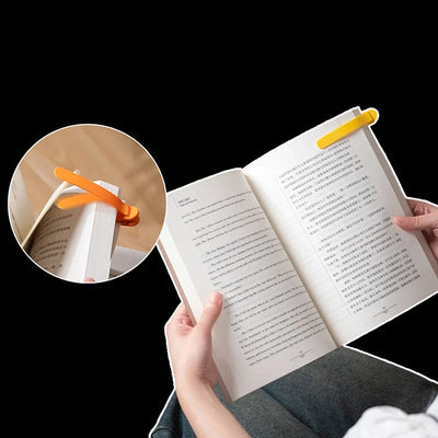 Silicone Bookmark Clips & Page Markers