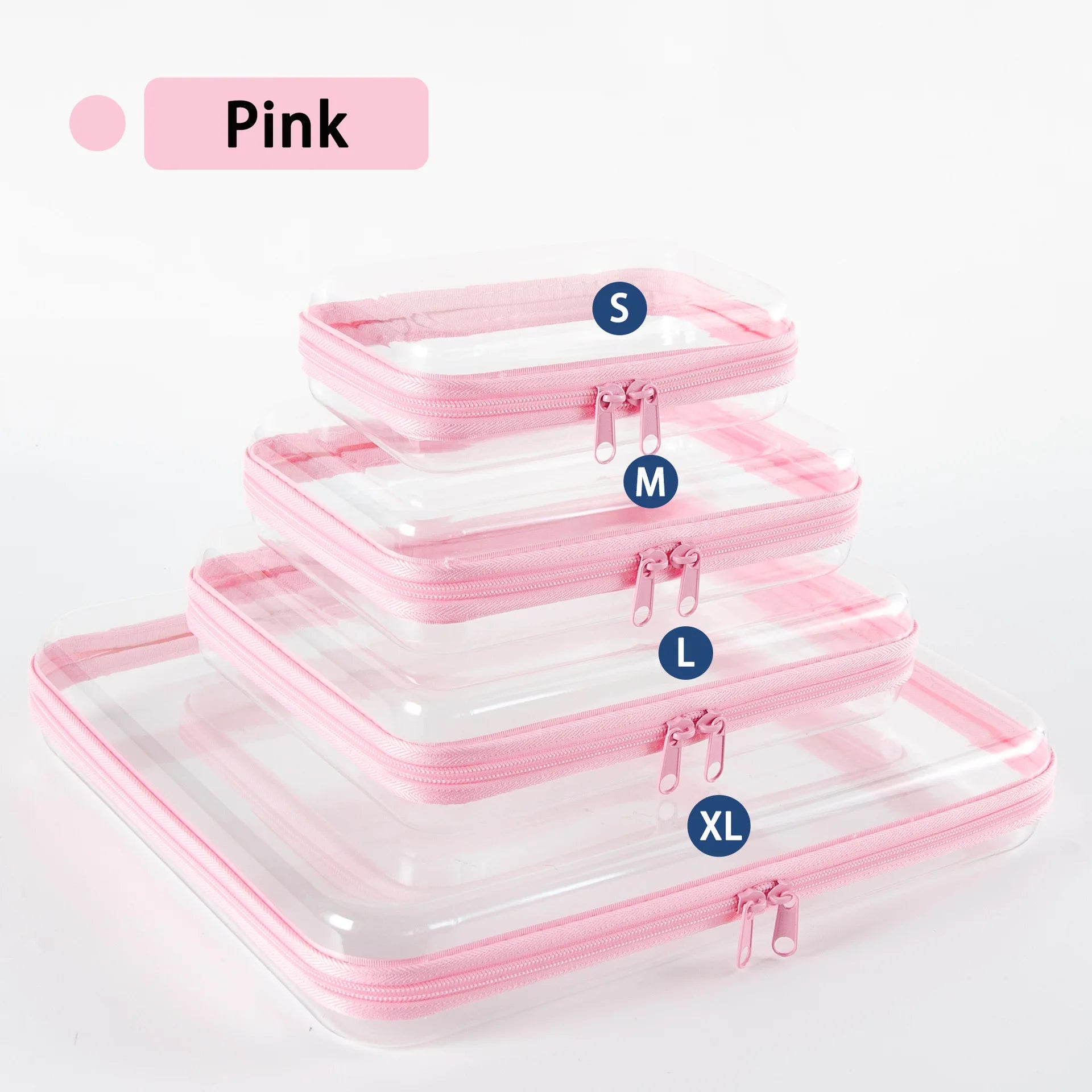 Transparent Zipper Storage Bag