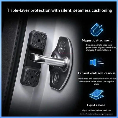 Citroen Magnetic Silicone Door Lock Dampener Pads – 4PCS