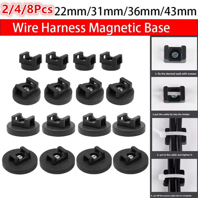 Magnetic Cable Tie Mounts with Strong Magnet