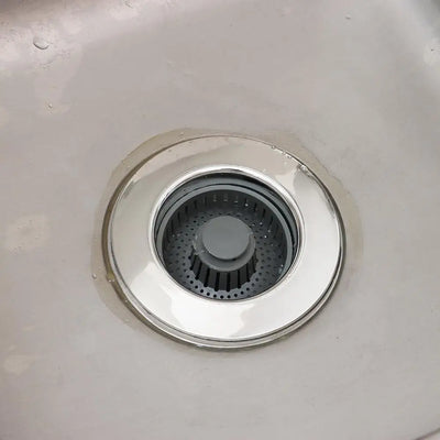 3-in-1 Kitchen Sink Drain Strainer & Stopper