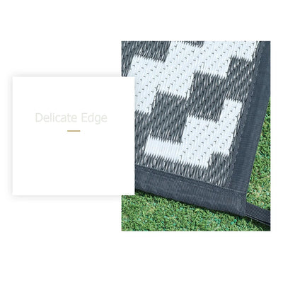 Reversible Waterproof Outdoor Plastic Straw Mat