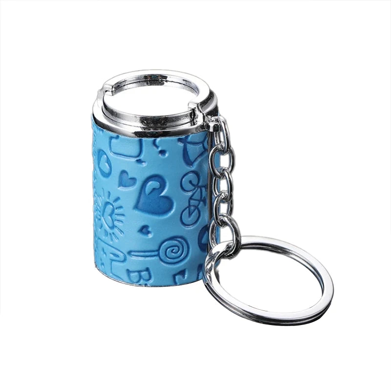 Metal Coin Holder Keychain