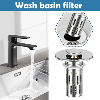 Universal Pop-Up Basin Drain Plug
