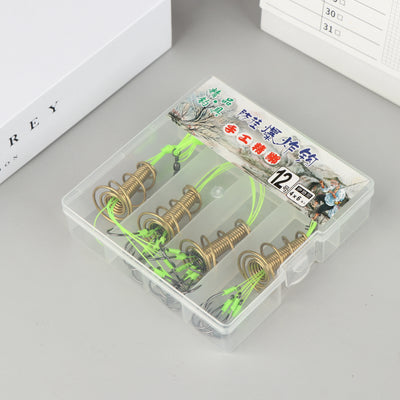 4PCS Explosive Carp Spring Hook Set