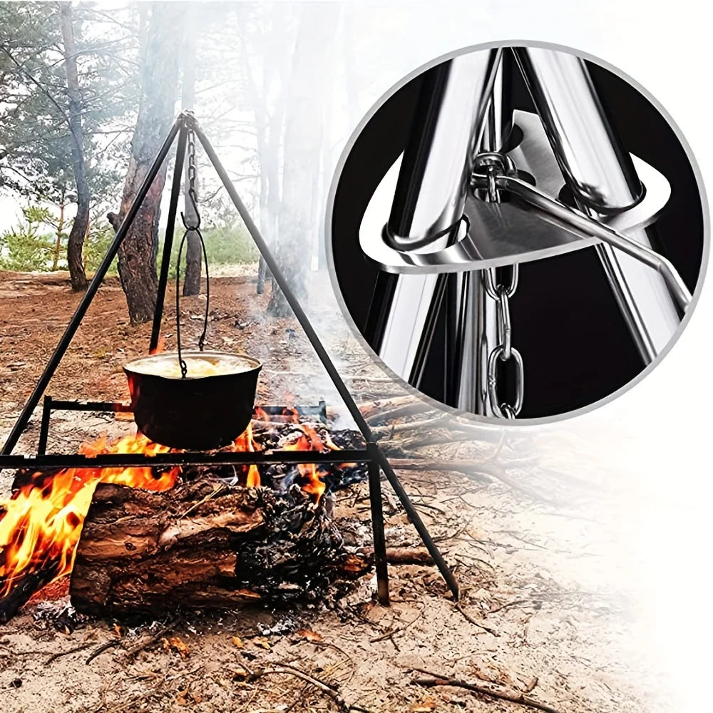 Portable Camping Tripod Grill Stand