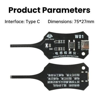 W01 Type-C Coil & Inductance Tester