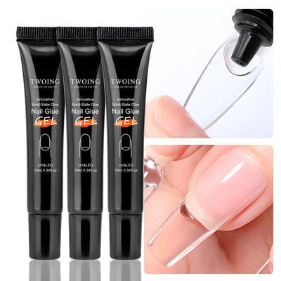 Gel adhesivo sólido para uñas postizas