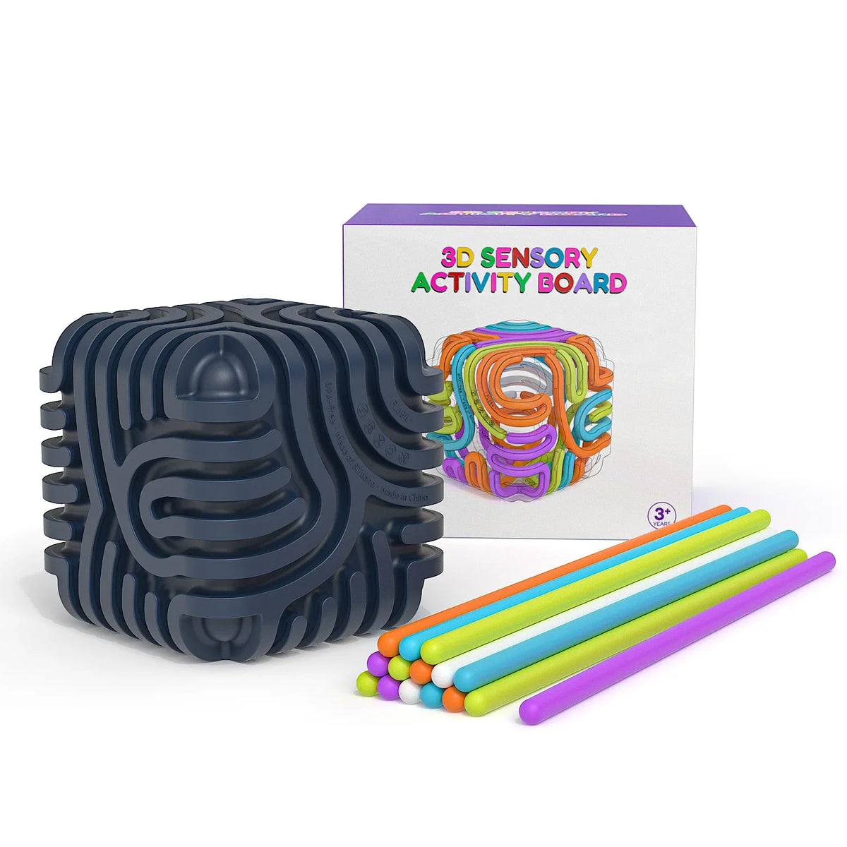 Pelota sensorial de silicona de 15 varillas – Juguete antiestrés