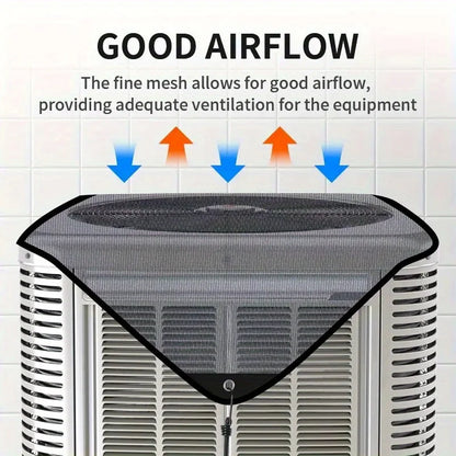 Outdoor AC Cover with Drawstring
