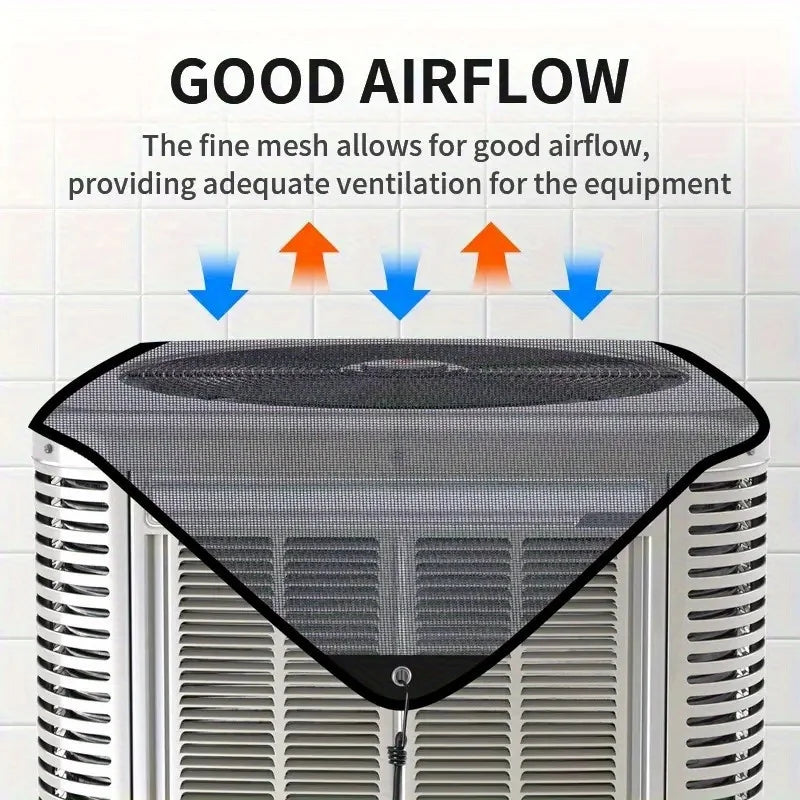 Outdoor AC Cover with Drawstring