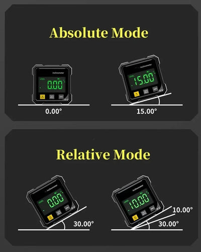 NEW 4-Side Magnetic Digital Angle Gauge