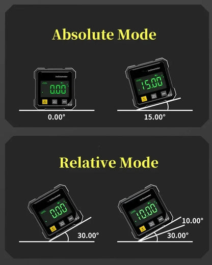 NEW 4-Side Magnetic Digital Angle Gauge