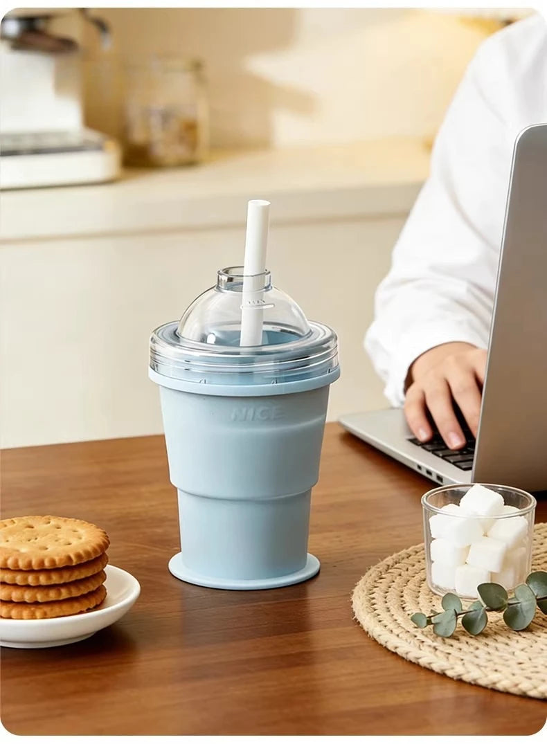 2-in-1 Ice Ball Water Bottle & Mold