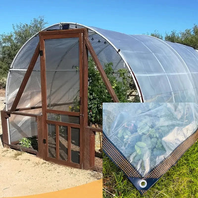 Clear Waterproof Garden Tarp Cover