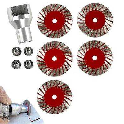 Professional Diamond Turbo Saw Blade Set – 5 Pack