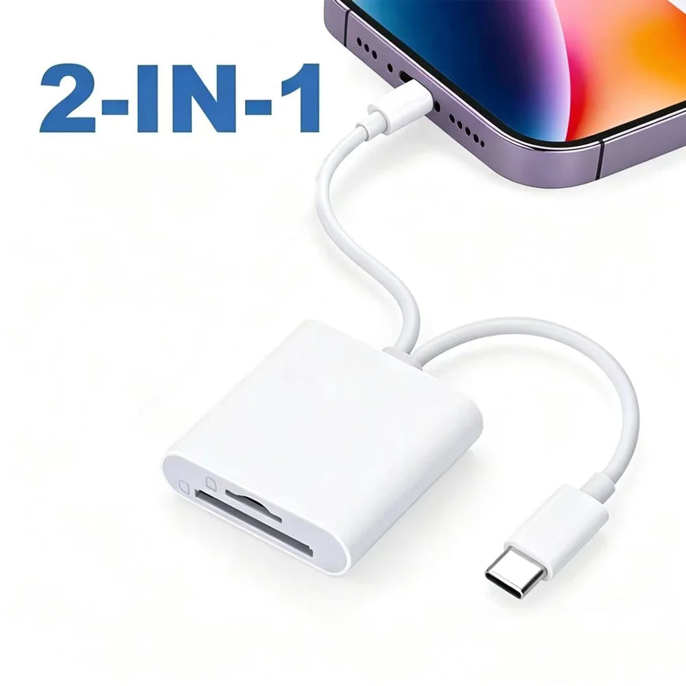 5-in-1 USB 3.0 SD & TF Card Reader Adapter