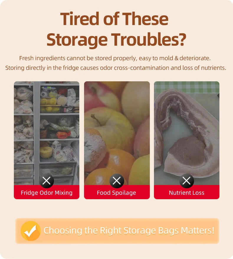 Reusable Double-Seal Food Storage Bags