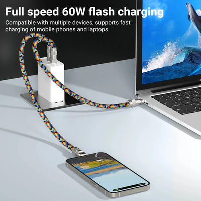 2-in-1 Phone Lanyard & 60W Fast Charging Cable
