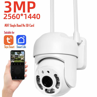 4MP Outdoor PTZ WiFi Security Camera