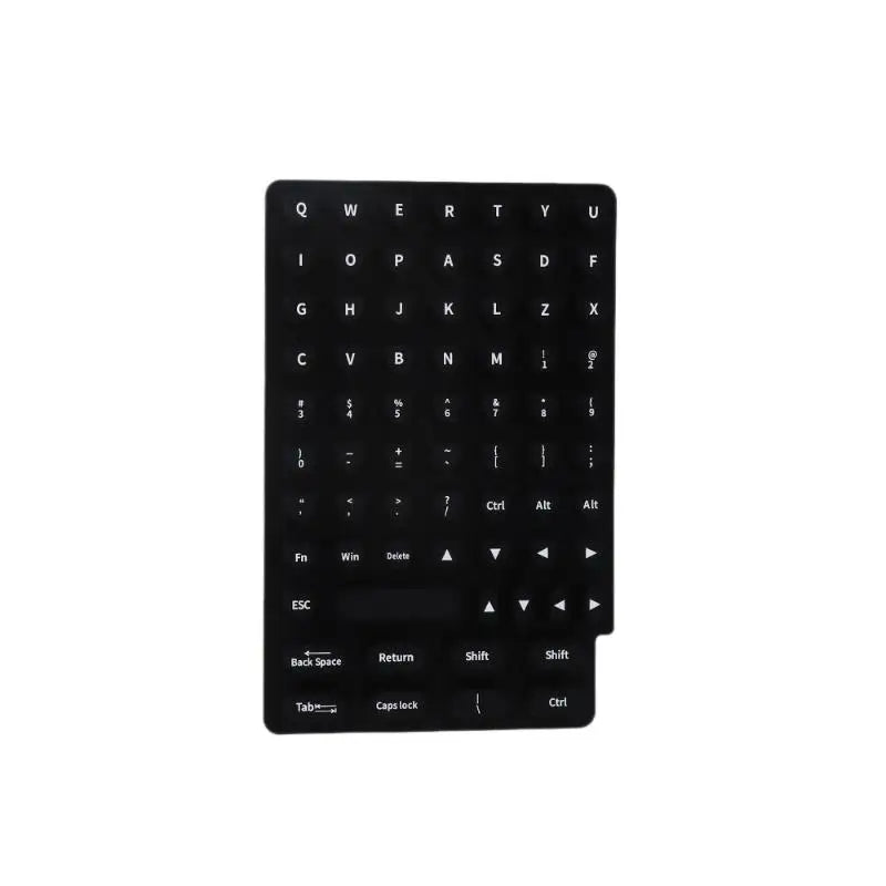 70PCS Raised Silicone Keyboard Stickers for Long Nails