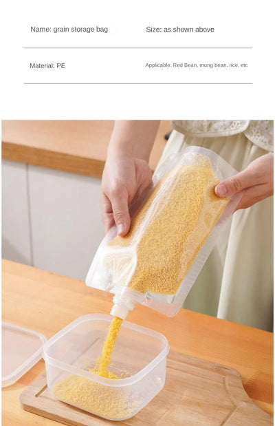 4-Pack Airtight Food Storage Bags (New)