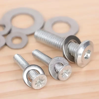 Stainless Steel Flat Washer Assortment Kit (M2–M10)