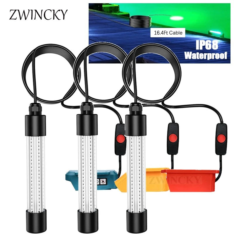 18V LED Underwater Fishing Light