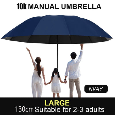 Large Windproof UV Protection Umbrella 130cm/51"
