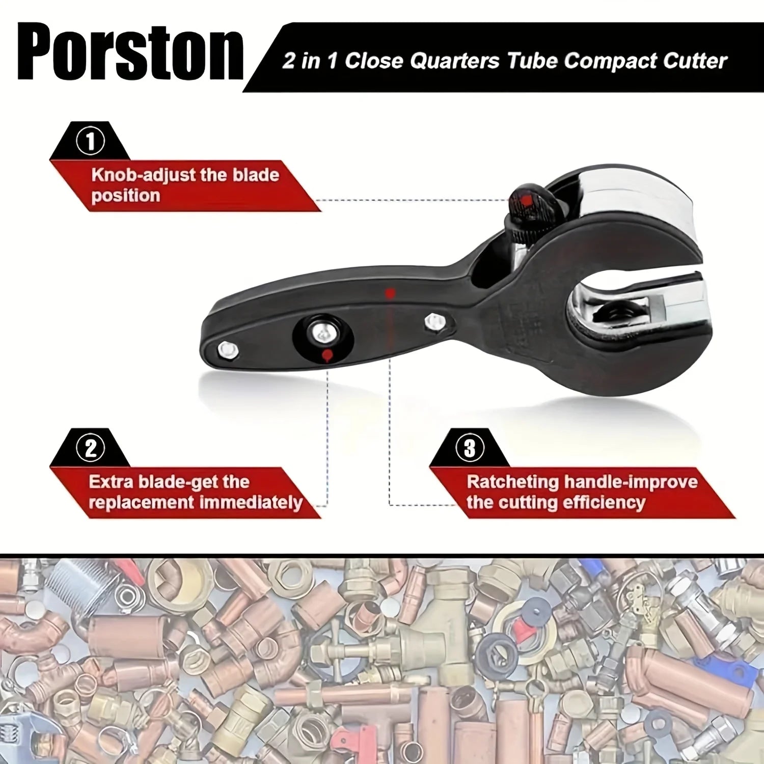 Ratchet Pipe Cutter Tool (R)