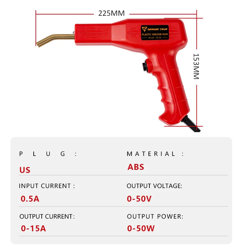 Plastic Welder Hot Stapler Kit (200–800 Staples)