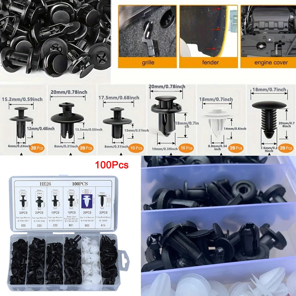 Car Clip Fastener Kit