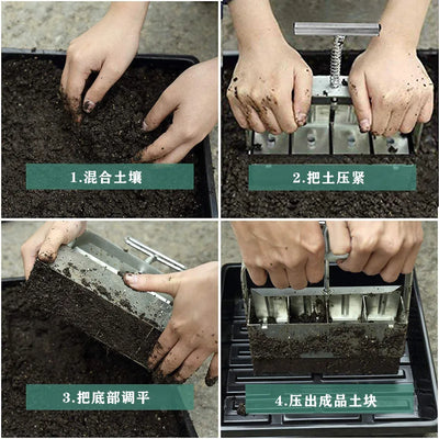 Handheld Soil Block Maker for Seedlings