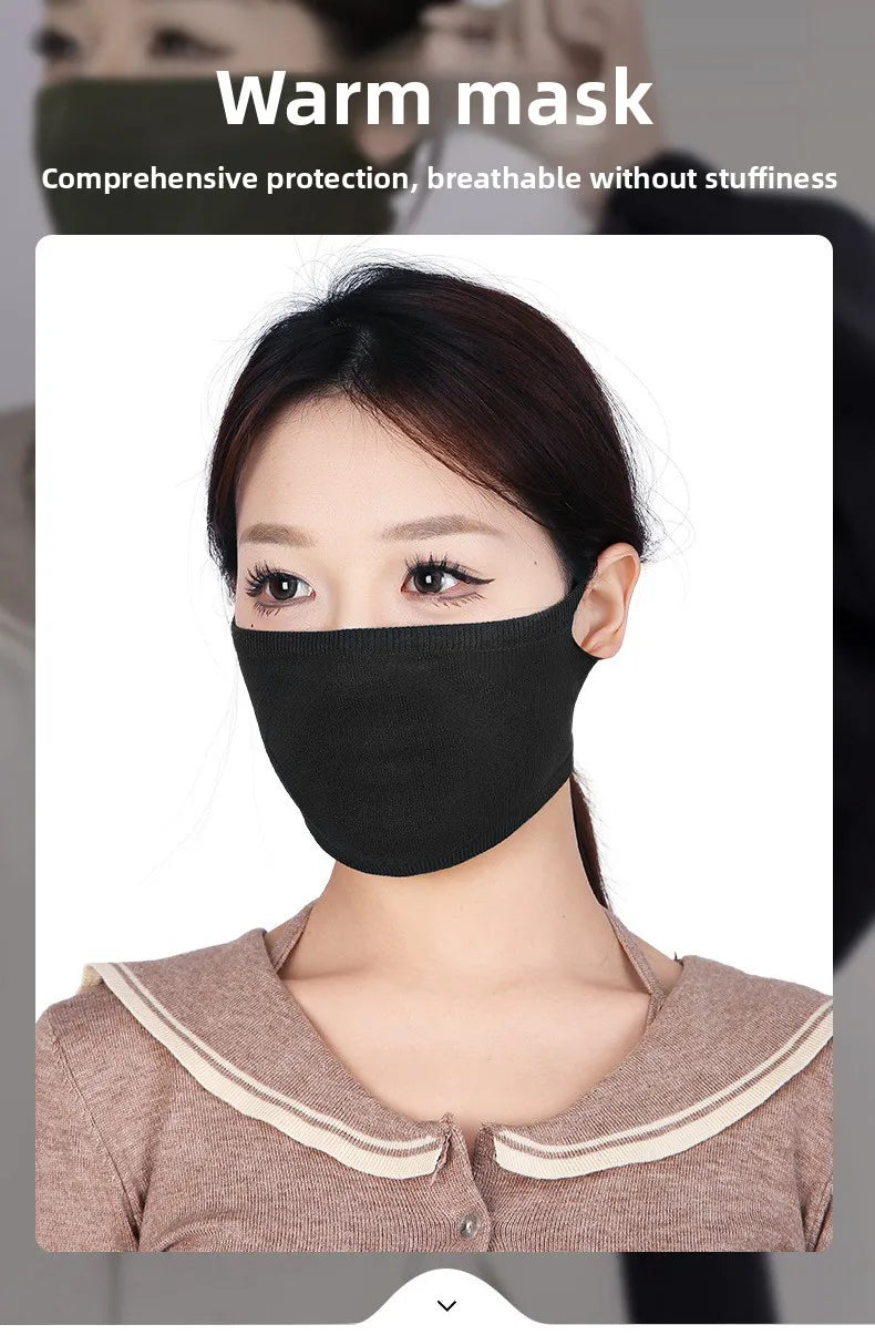 Windproof Face & Neck Gaiter with Ear Loops