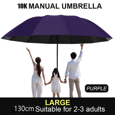 Large Windproof UV Protection Umbrella 130cm/51"