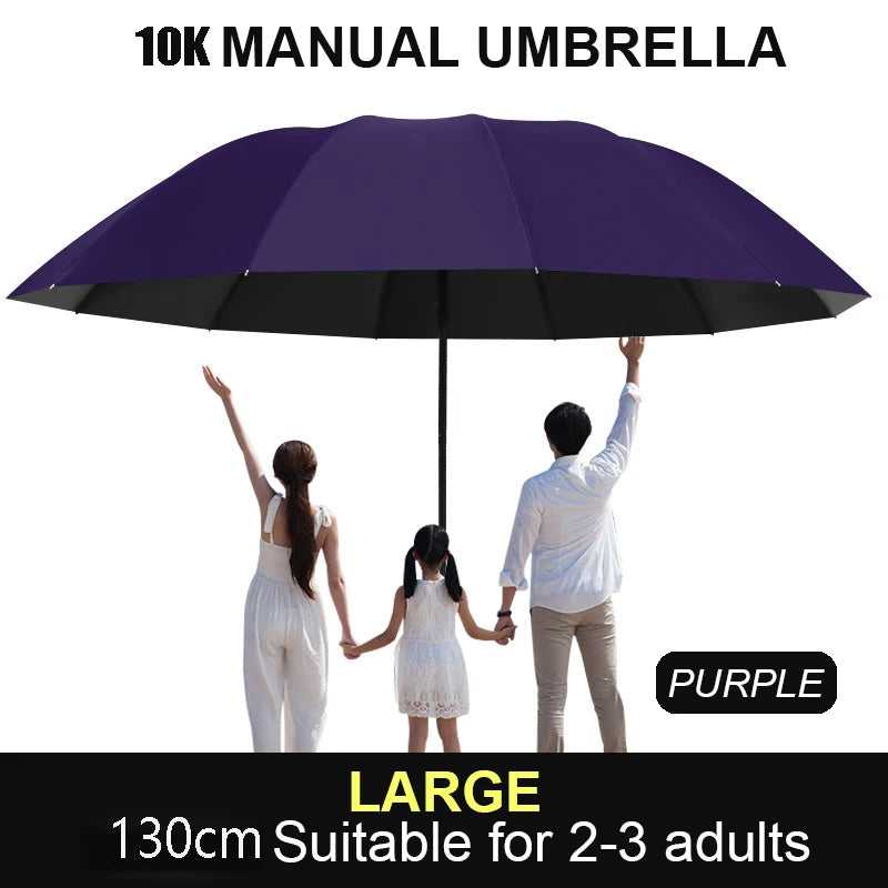 Large Windproof UV Protection Umbrella 130cm/51"