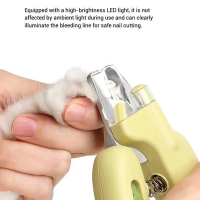 LED Pet Nail Clipper with Safety Guard