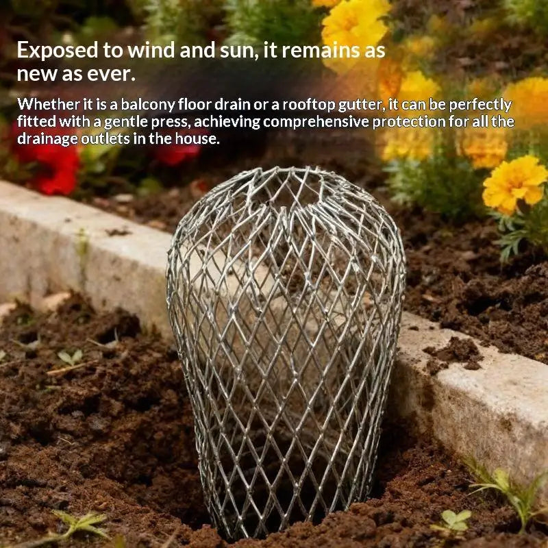 3-Inch Gutter Downspout Strainer & Leaf Guard Filter
