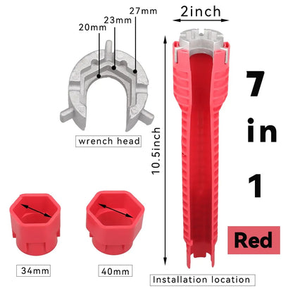8-in-1 Sink Faucet Wrench