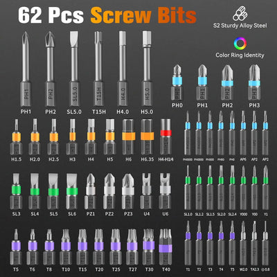 66-in-1 Ratchet Screwdriver Set