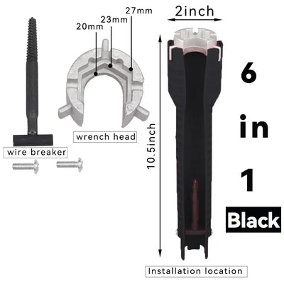 8-in-1 Sink Faucet Wrench