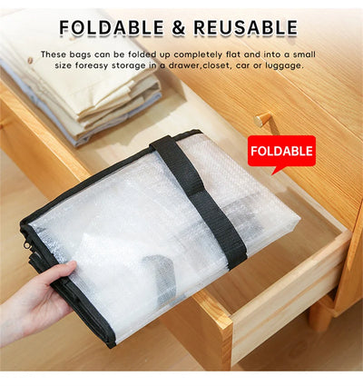 Foldable Transparent Organizer Bag