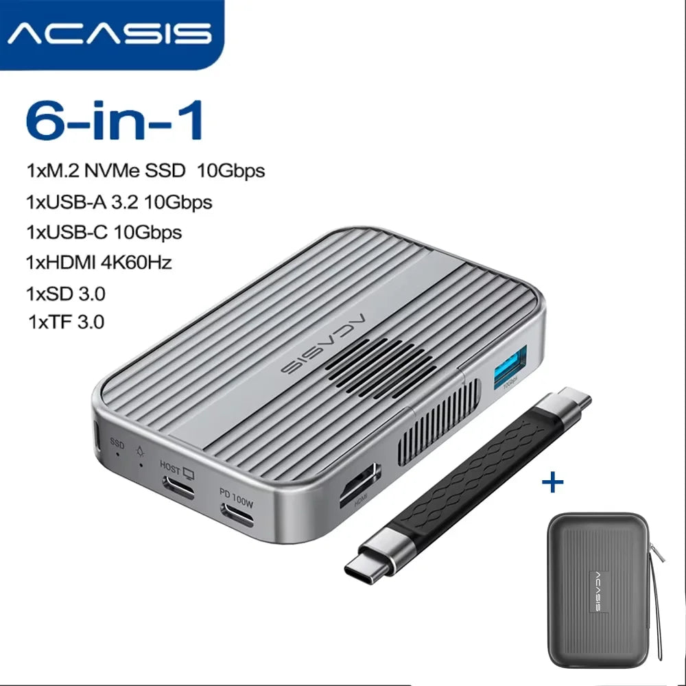 Magnetic M.2 NVMe SSD Dock (SSD Not Included)